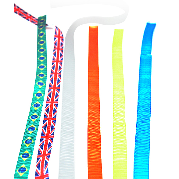 Colourful interchangeable strap for bicycle helmet