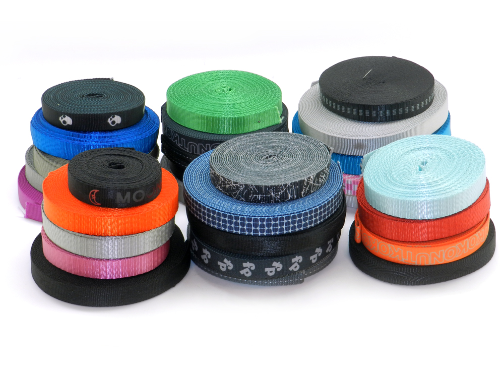 Nylon ruban de sangle bande lourde et forte de polarisation pour casque vélo et casque de sécurité