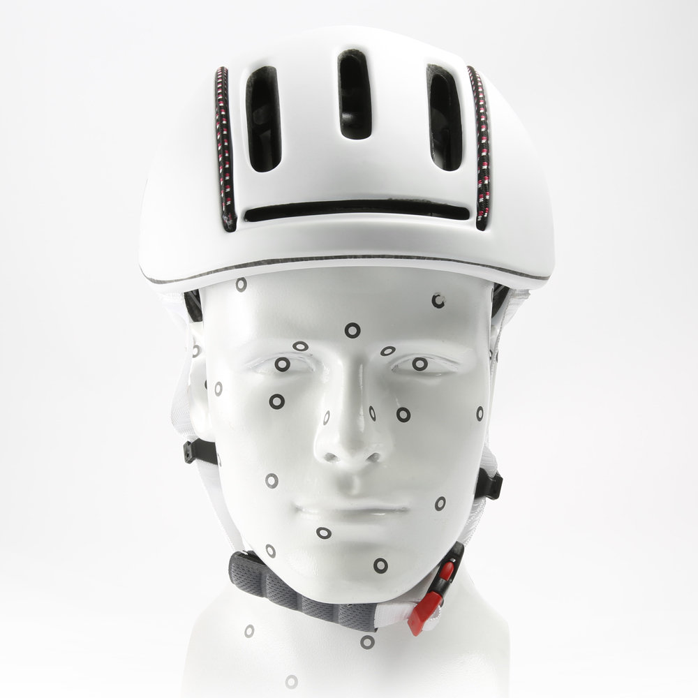 Pink Bicycle Helmet With Removable Rain Cover