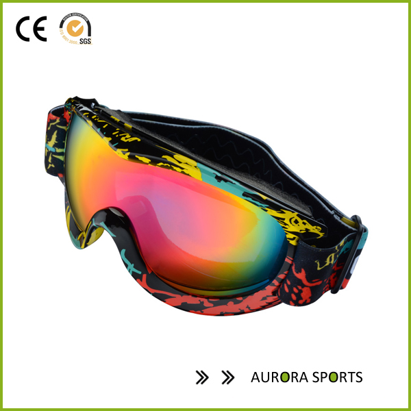 Occhiali da sci professionali doppia lente QF-S707 antinebbia occhiali occhiali grande sci snowboard