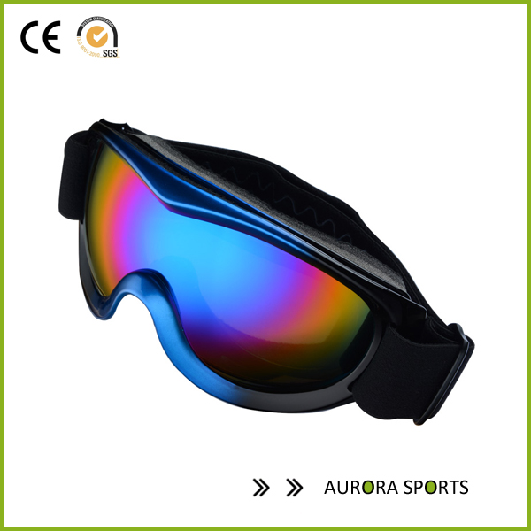 Profesyonel kayak gözlükleri çift lens QF-S707, anti-sis büyük kayak gözlükleri snowboard gözlükleri