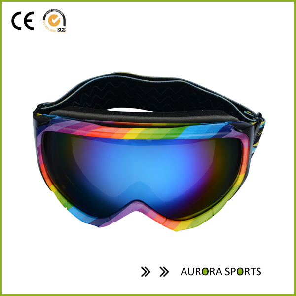 QF-S710 2015 neue Dual-Objektiv UV-Schutz Anti-Fog-Ski fahren Skibrille Männer Maske Snowboardbrille