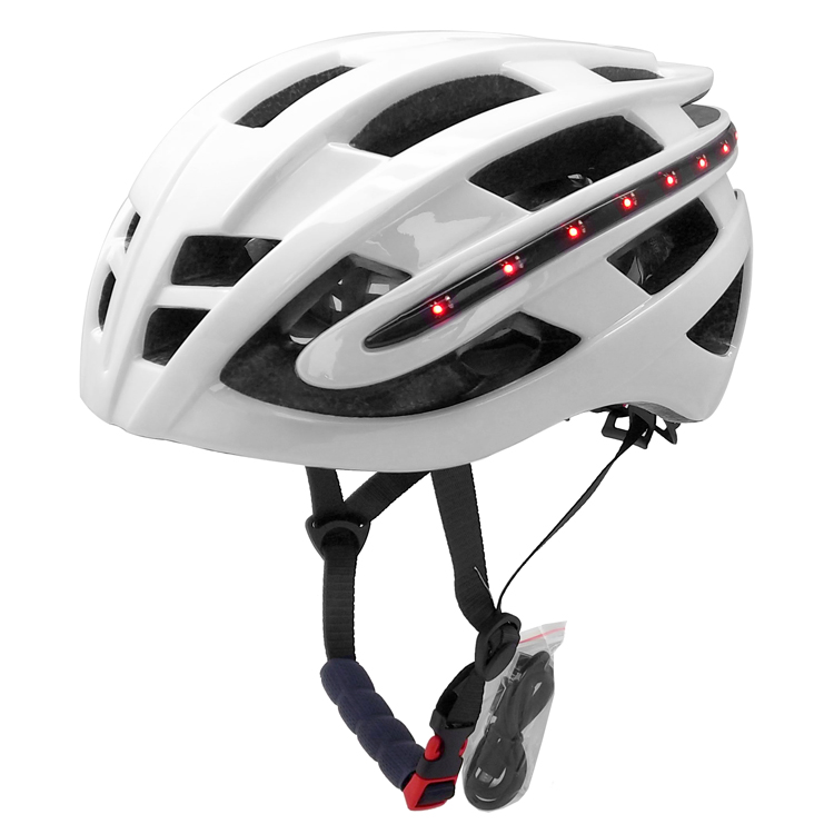 Ultra hafif Micro USB şarj edilebilir akıllı LED kask, LED Bike kask