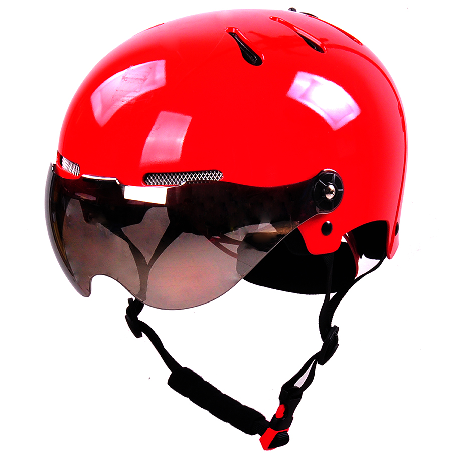 multifonctionnel casque de ski avec visière, ABS shell usine de casque de neige en Chine, la Chine ski fournisseurs de casques