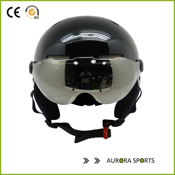 multifonctionnel casque de ski avec visière, ABS shell usine de casque de neige en Chine, la Chine ski fournisseurs de casques