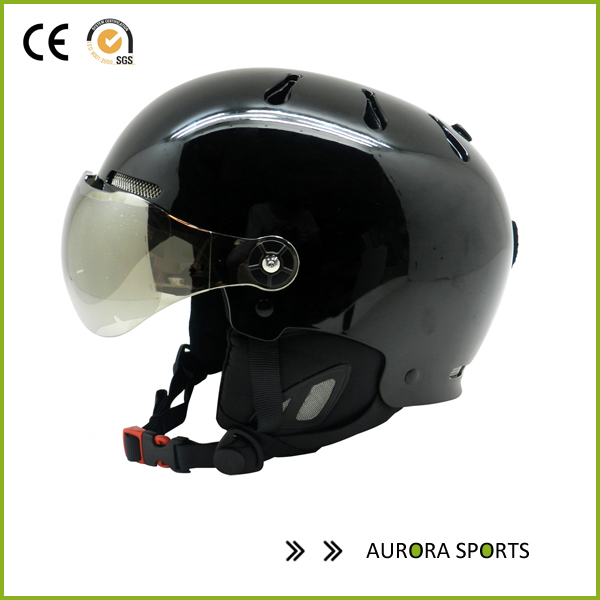multifonctionnel casque de ski avec visière, ABS shell usine de casque de neige en Chine, la Chine ski fournisseurs de casques