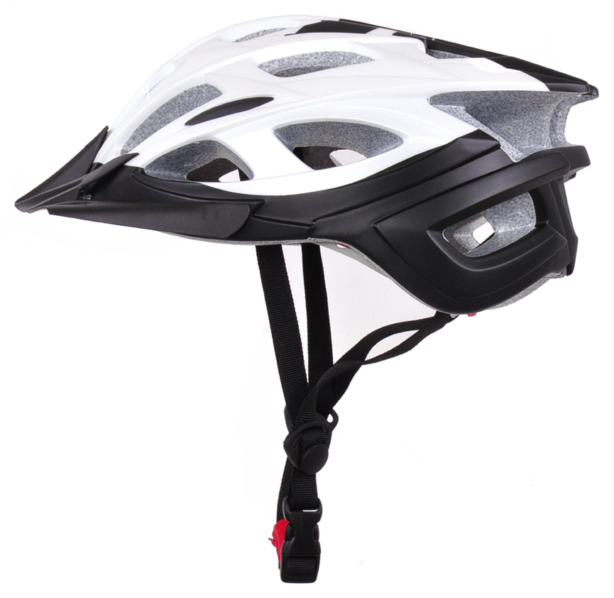 prix wholesae dans le moule de cross-country avec des casques blancs bas Dirt Bike Helmet AU-BM02