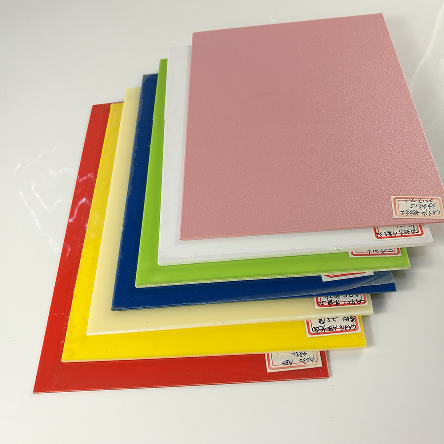 5mm 6mm grande espessura sólida Natrual bege colorido ABS painel de plástico