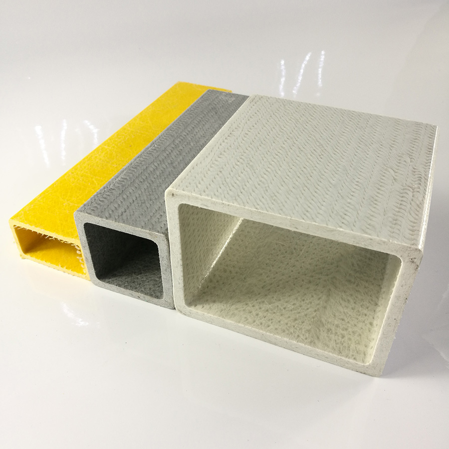 Tubo plástico reforzado fibra de vidrio Rectangular cuadrado rectangular de GRP FRP de Pultruded Proveedores