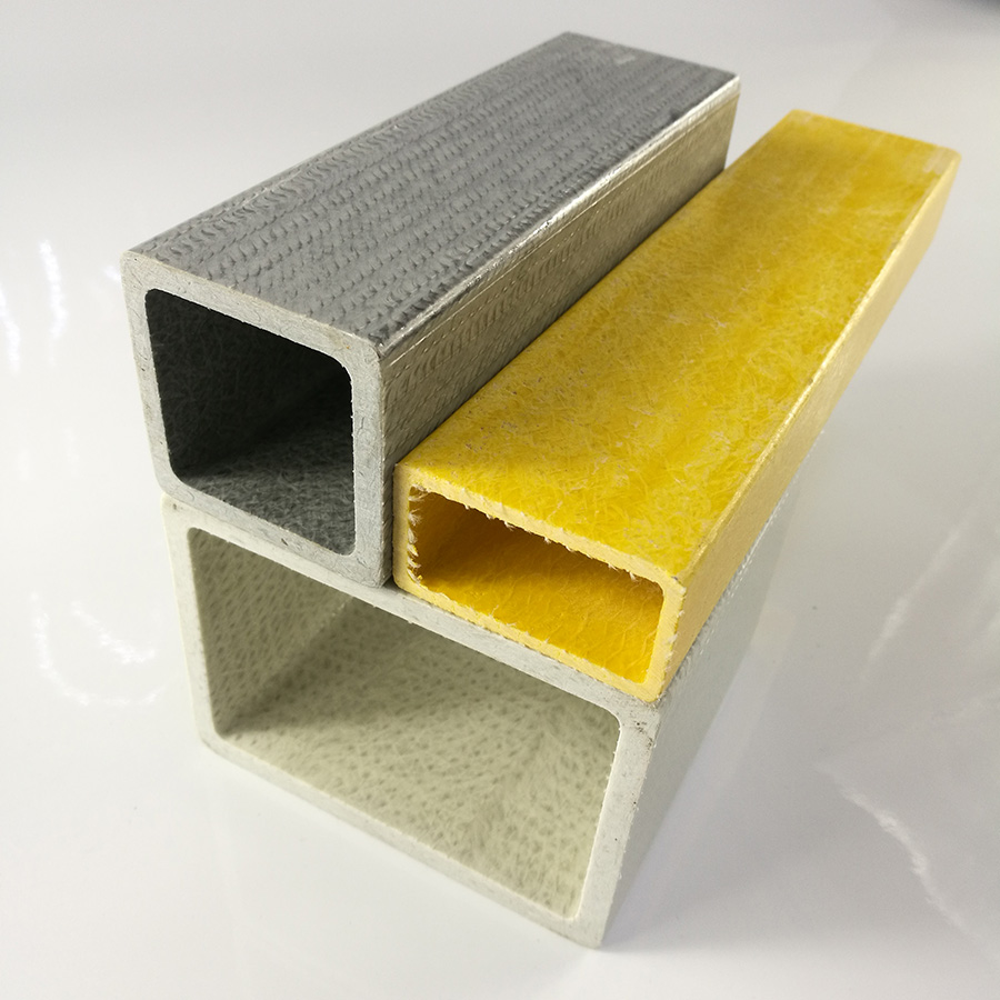 Tubo plástico reforzado fibra de vidrio Rectangular cuadrado rectangular de GRP FRP de Pultruded Proveedores