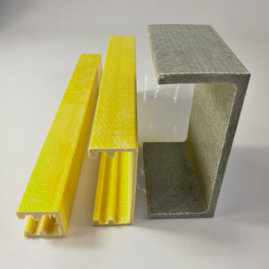 Typ C und U Fiberglas verstärkt Polyester GFK FRP Channel Hersteller
