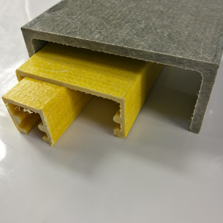 Typ C und U Fiberglas verstärkt Polyester GFK FRP Channel Hersteller