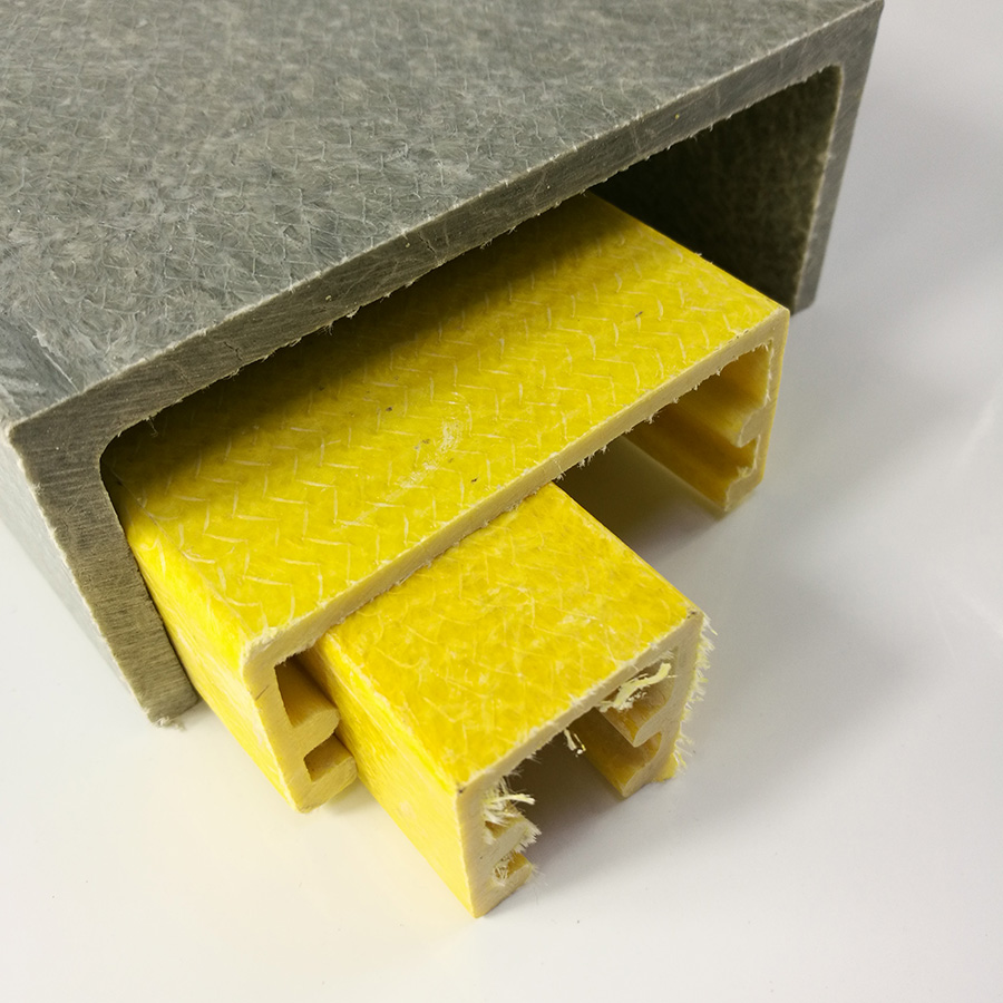 Typ C und U Fiberglas verstärkt Polyester GFK FRP Channel Hersteller
