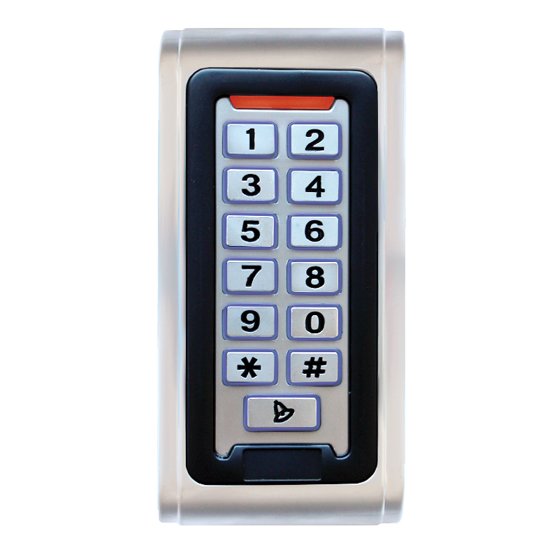 Teclado táctil independiente Wiegand RFID Reader Sistema de control de acceso DH7616