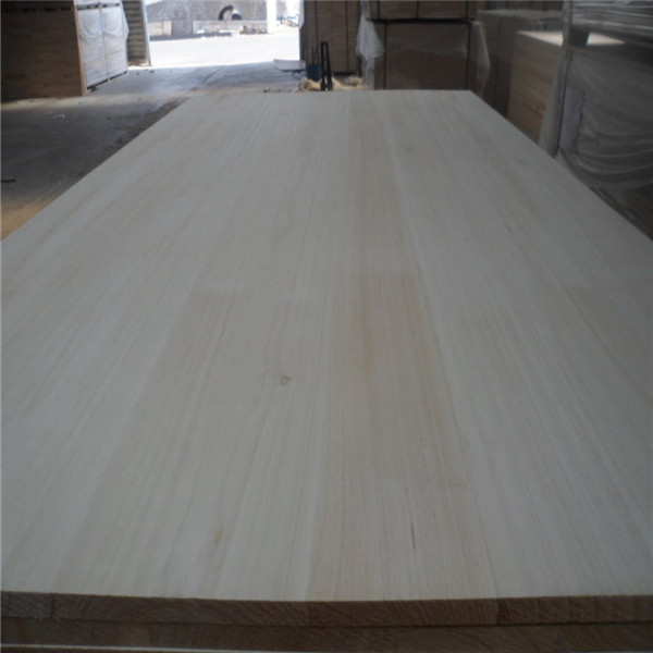 20 / 27MM bordo paulonia sbiancato a pannelli utilizzati per la bara telaio della porta