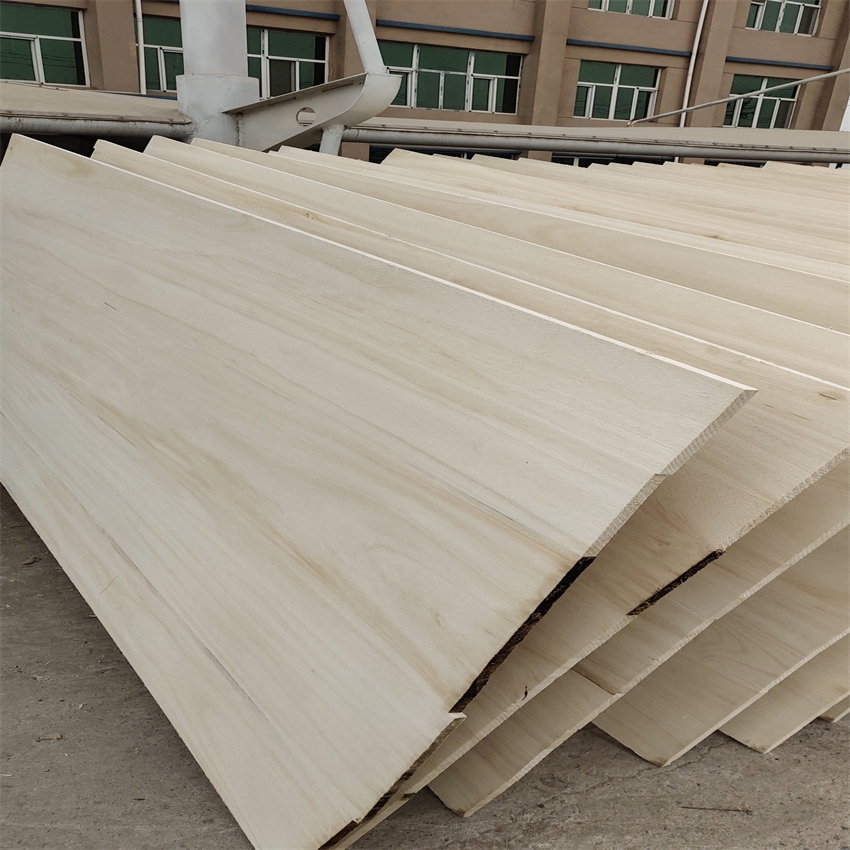 China China Paulownia Rand klebrierte Panels für Särge mit geblachem Farbfabrik Hersteller