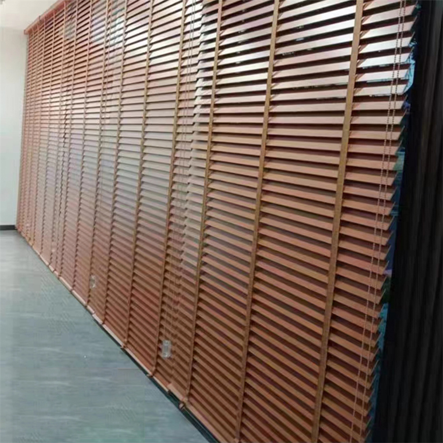 High Quality Wooden Blinds Paulownia Basswood Louver Shutters For Windows