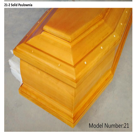 Italian style funeral Europe wooden coffins