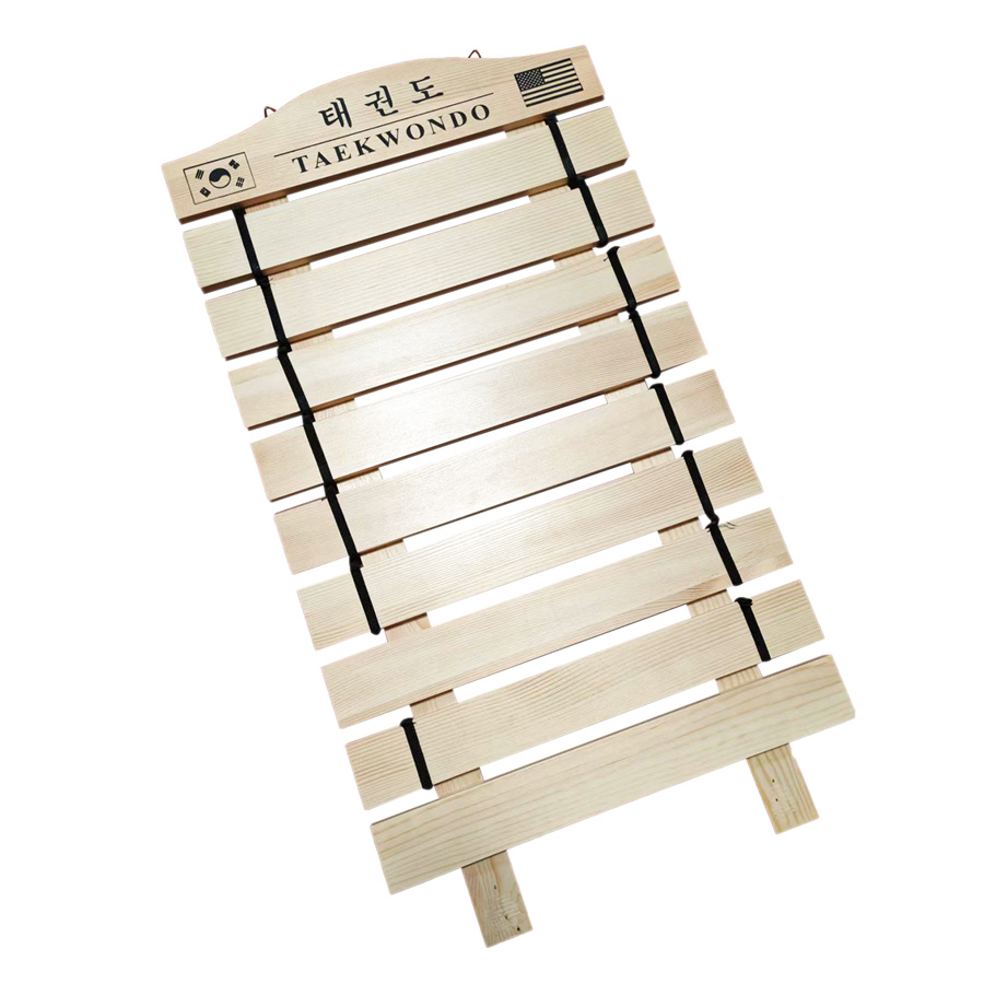 Taekwondo belt shelf in Mongolica Scotch Pine supplier