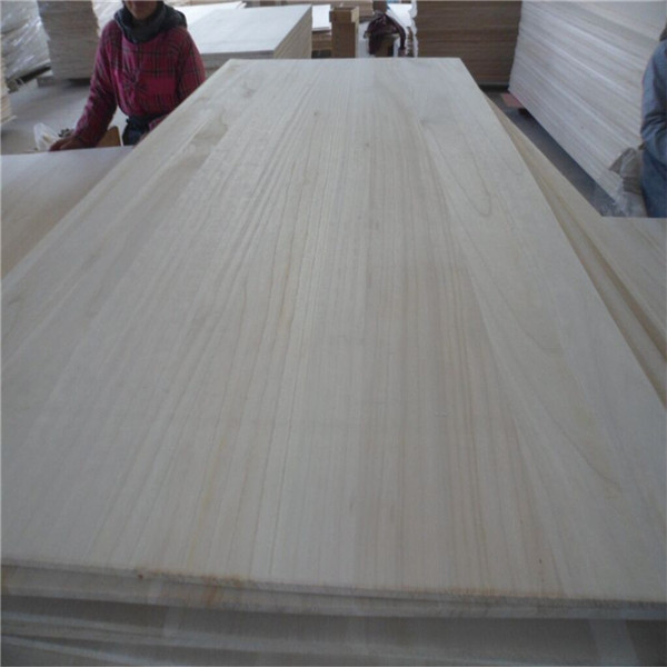export japan 12mm bleached paulownia edge glue panel