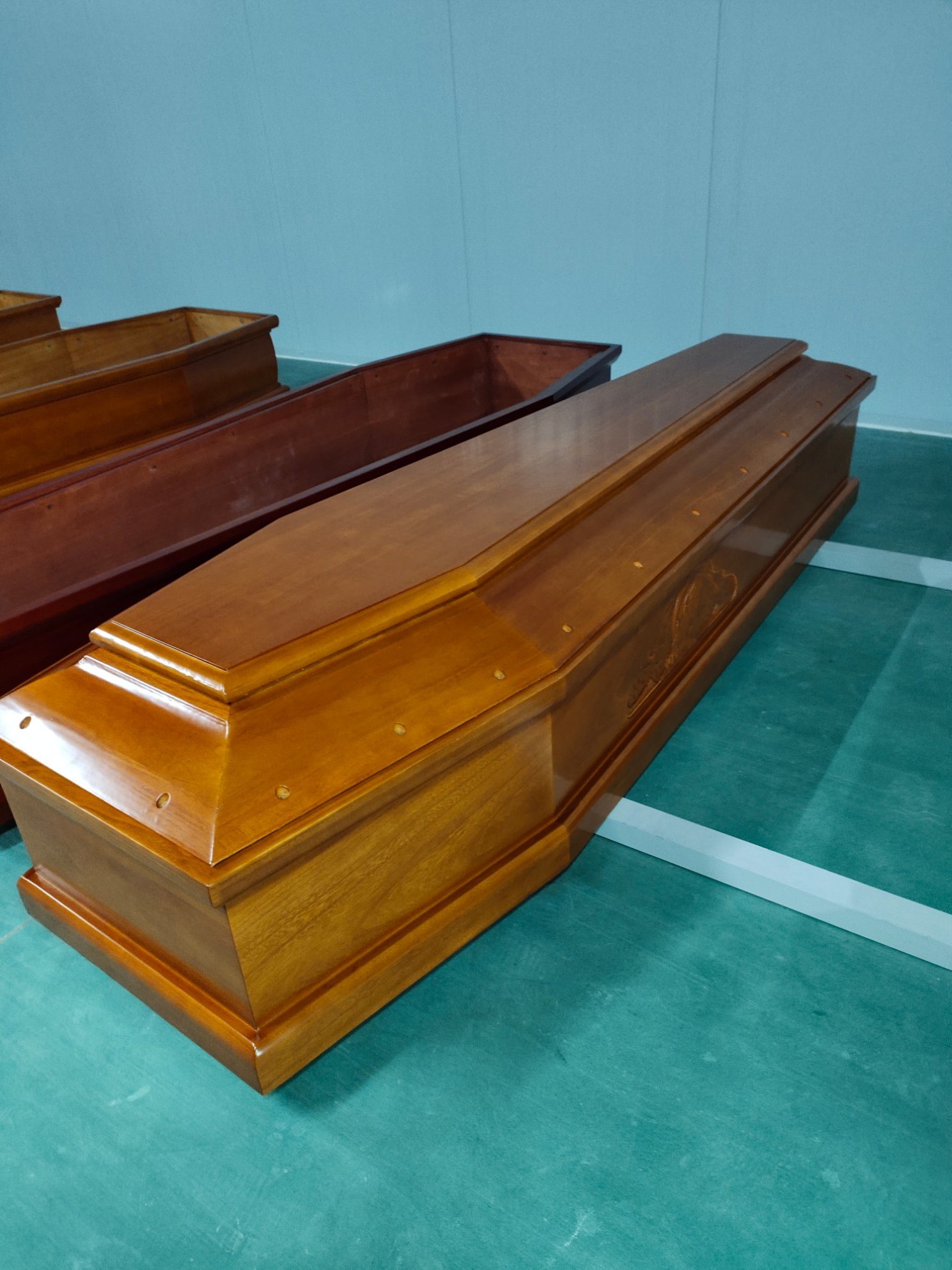 paulownia wooden casket coffin supplier in China