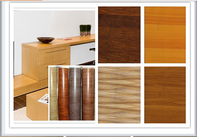 древесное зерно печать декоративно-насыщенного бумага для мебели