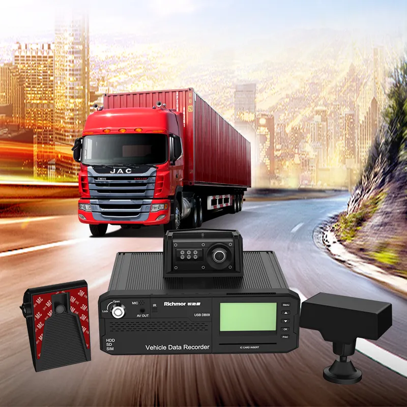 2、ADAS+DSM+BSD AI HD car video digital recorder 8CH H.265 hard compression mode black box car mdvr