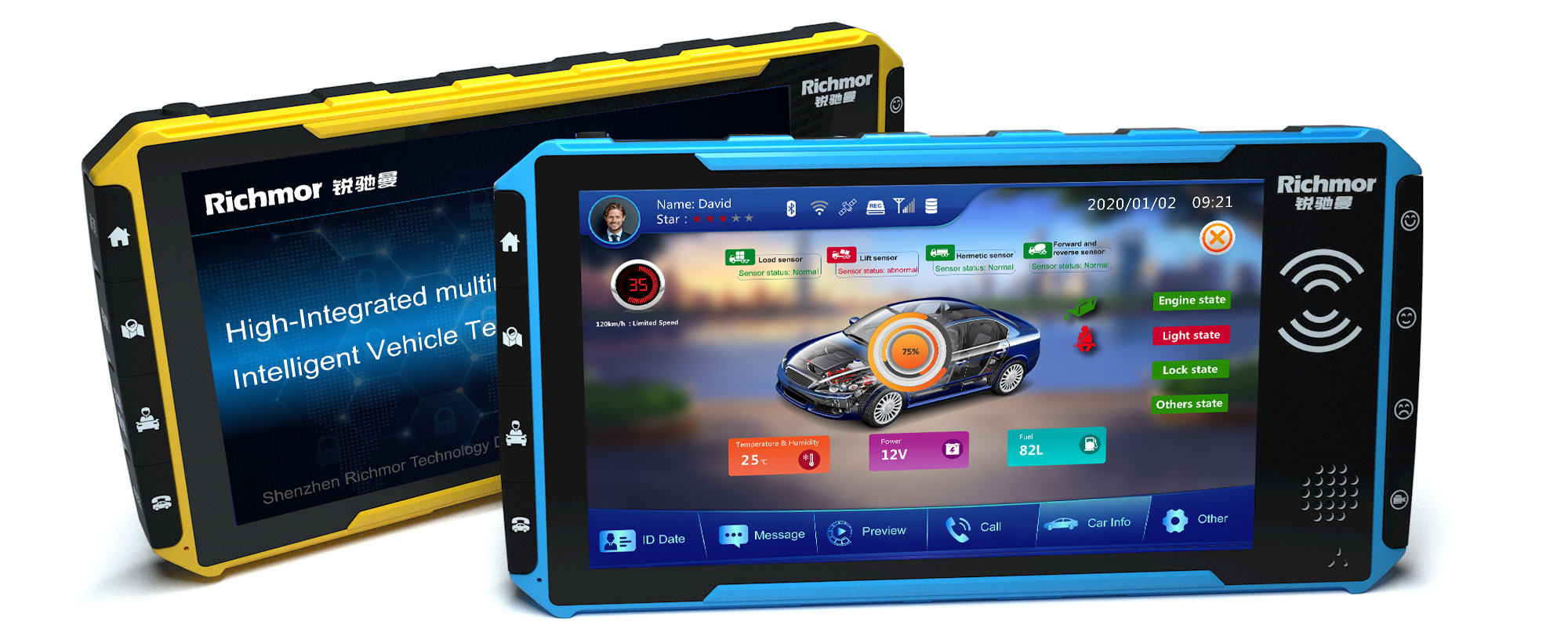 Integrated multimedia intelligent vehicle terminal RCM-HA7