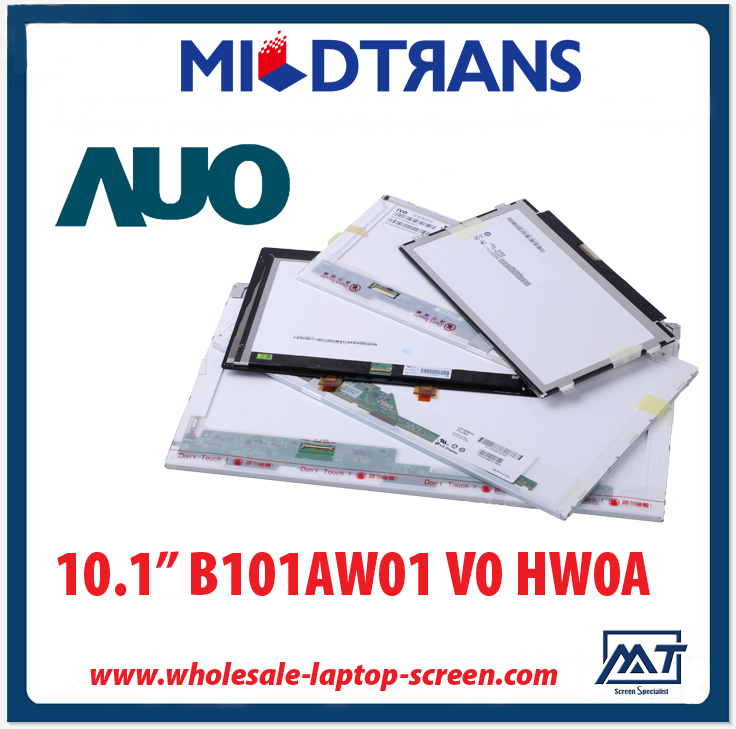 10,1 "écran LED AUO WLED portable de rétroéclairage de l'ordinateur personnel B101AW01 V0 HW0A 1024 × 576 cd / m2 200 C / R 500: 1
