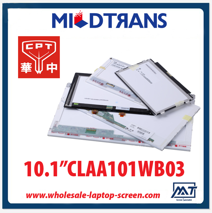 10.1 "CPT WLED laptops backlight CLAA101WB03 TFT LCD 1366 × 768 cd / m2 a 300 C / R 400: 1