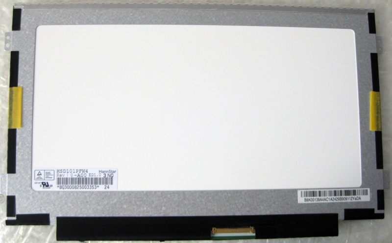 10.1 "한스타 WLED 백라이트 노트북 LED 패널 HSD101PFW4-A00 1024 × 600 CD / m2 200 C / R 500 : 1