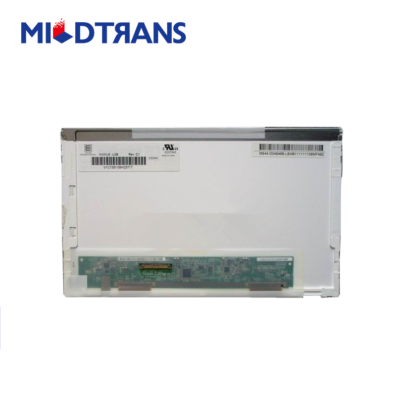 10.1 인치 1024 * 600 광택 두꺼운 40 핀 LVDS N101L6-L0B 노트북 화면