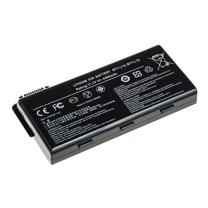 10,8 V 4400MAH BATTERIE PORTATEUR MSI L74 L75 A5000 A6000 CX500 CX500DX CX705X CX623 EX460 EX610 CX700 CX620 BATTERIE