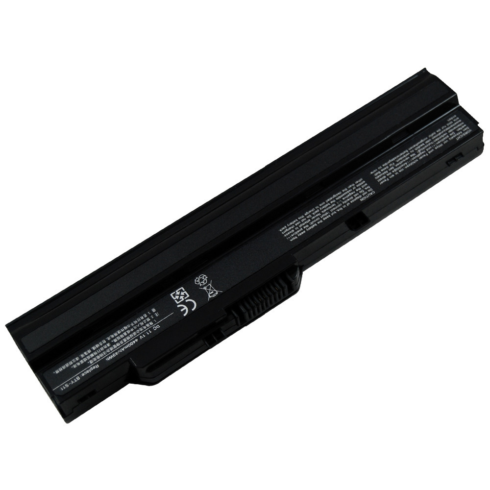 11.1V 6600mah Batterie d'ordinateur portable pour MSI U100 U90 U210-006US TX2-RTL8187SE BY-S11 BTY-S12