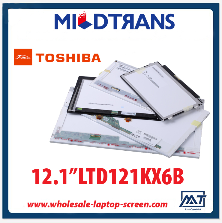 12.1 "TOSHIBA WLED أجهزة الكمبيوتر المحمولة الإضاءة الخلفية LED لوحة LTD121KX6B 1280 × 800