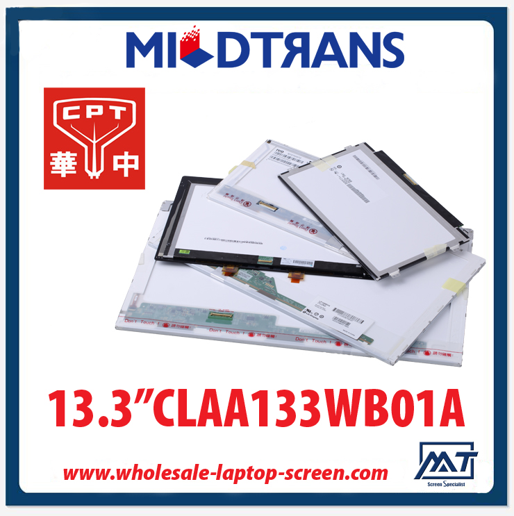13.3 "CPT WLED notebook backlight CLAA133WB01A TFT LCD 1366 × 768 cd / m2 a 200 C / R 600: 1