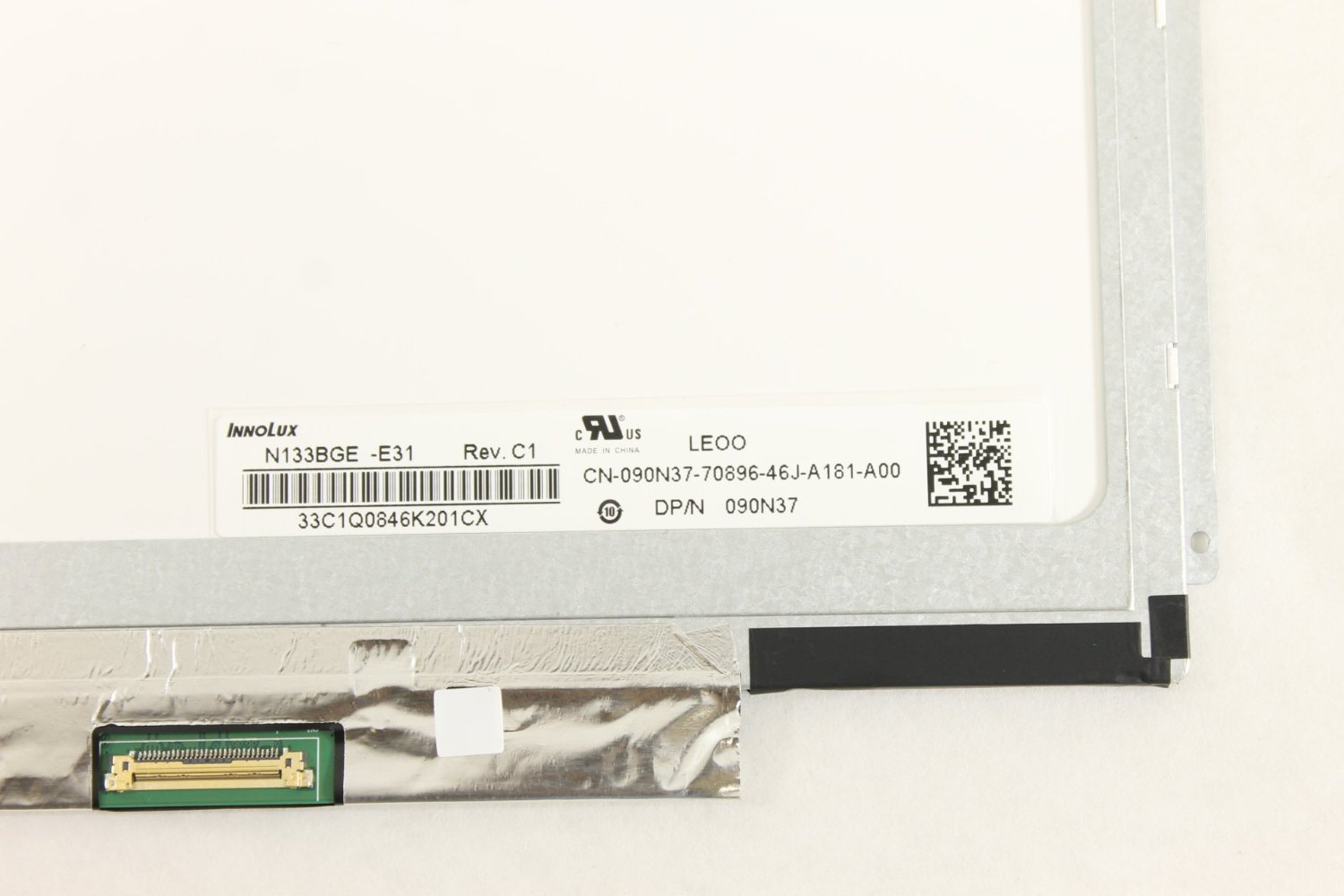 13.3 Inch 1366*768 Matte Thick 30 Pins EDP N133BGE-E31 Laptop Screen