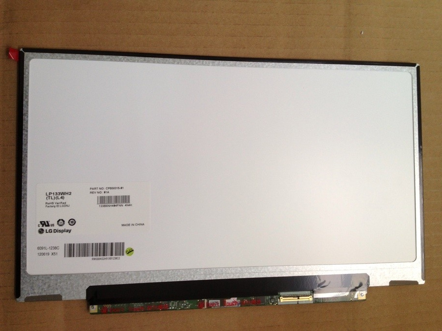 13.3 بوصة 1366 * 768 ضئيلة سميكة 40Pins LVDS LP1333WHWH2-TLL4 شاشة الكمبيوتر المحمول