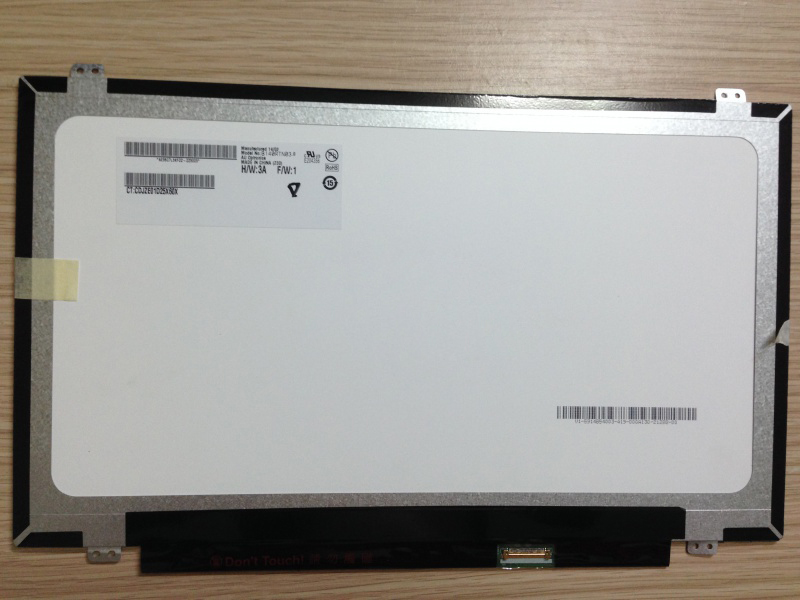 14.0" AUO WLED backlight notebook personal computer LED panel B140RTN03.0 1600×900 cd/m2 250 C/R 400:1