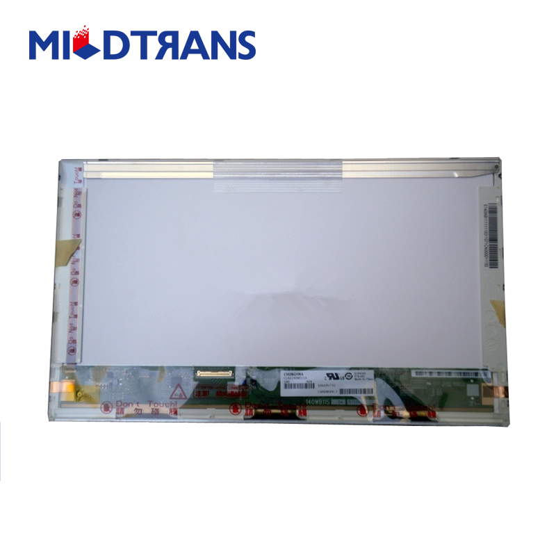 14.0 "CPT WLED notebook backlight pc TFT LCD CLAA140WB11A 1366 × 768 cd / m2 220 C / R 600: 1