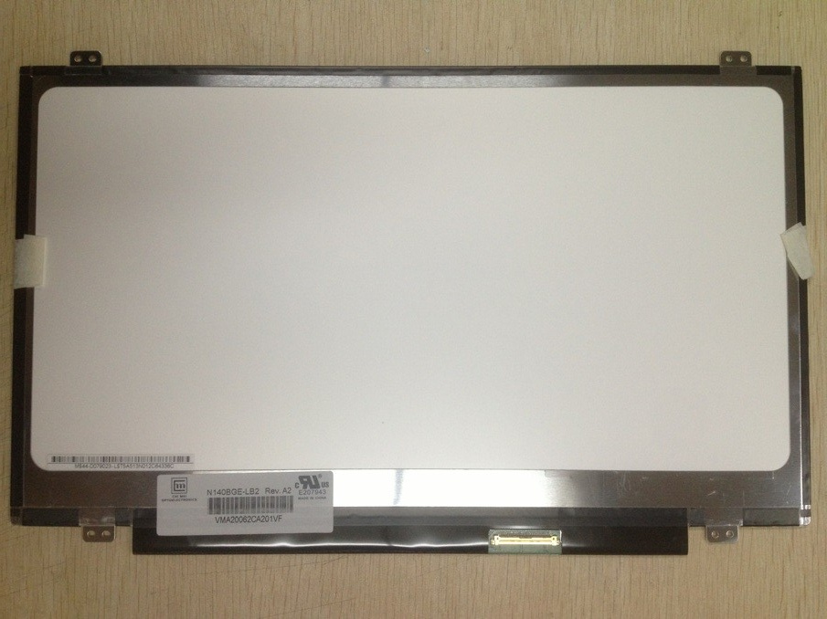 14.0インチ1366 * 768 CMO光沢のあるスリム40ピンLVDS N140BGE-LB2ラップトップ画面