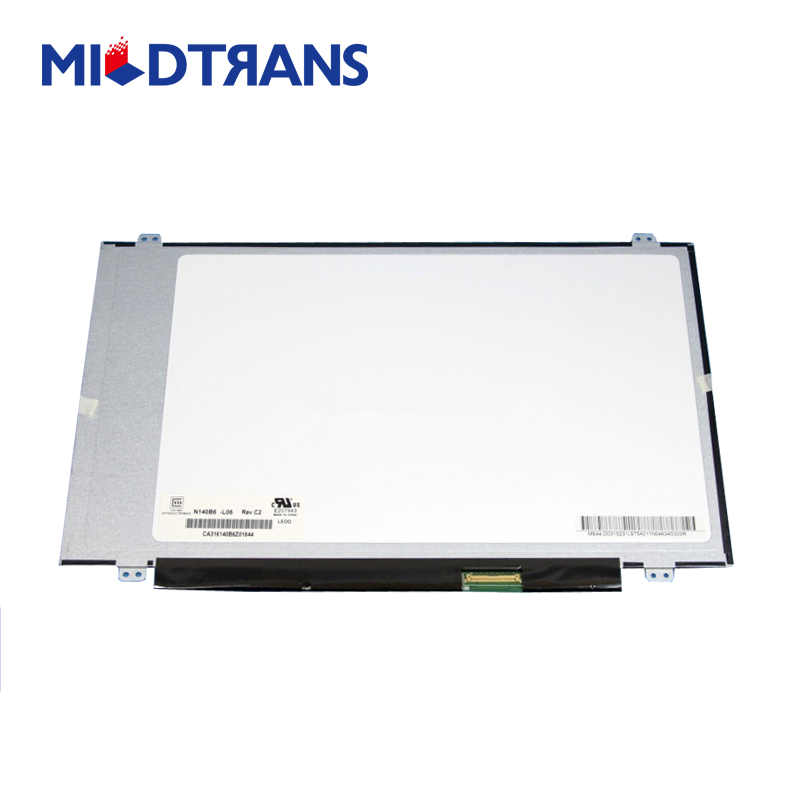 14.0 pouces 1366 * 768 cmo brillant épaisseur 40 broches LVDS N140B6-L06 écran portable