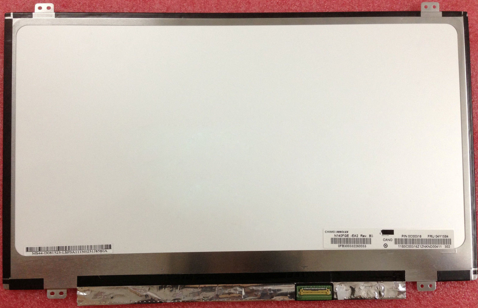 14.0 inç 1600 * 900 CMO Parlak Slim 30 Pins EDP N140FGE-EA2 Dizüstü Bilgisayar Ekranı