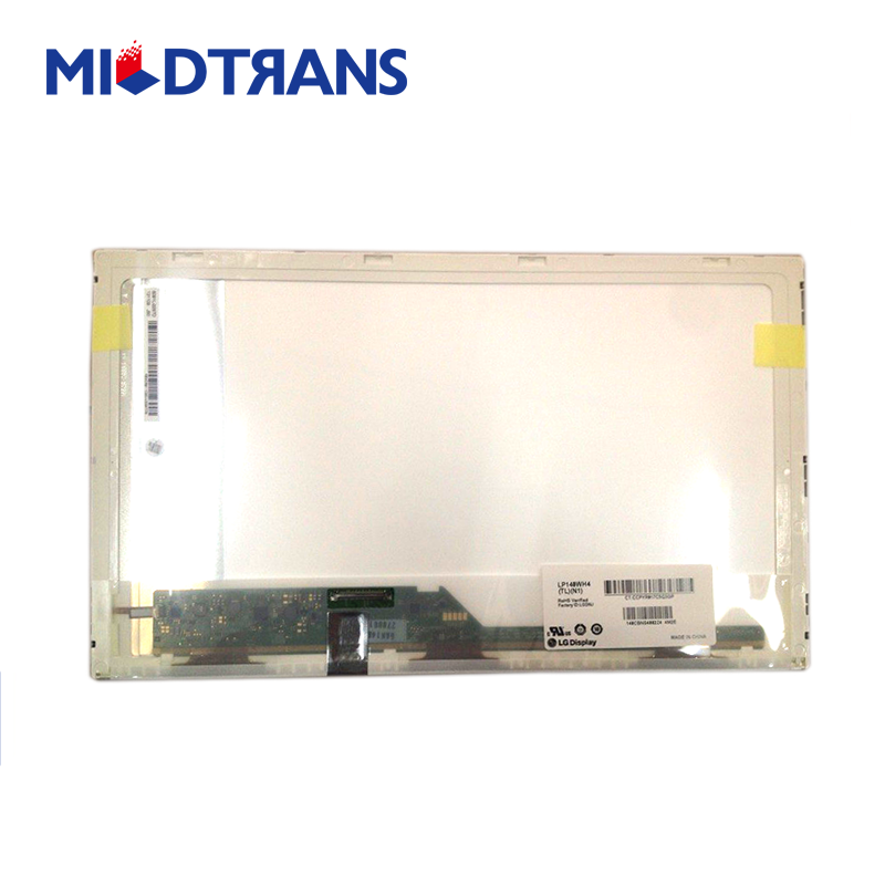 1: 14.0 "LG Display WLED arka dizüstü kişisel bilgisayar 500 ekran LP140WH4-TLN1 1366 × 768 cd / m2 200 ° C / R LED