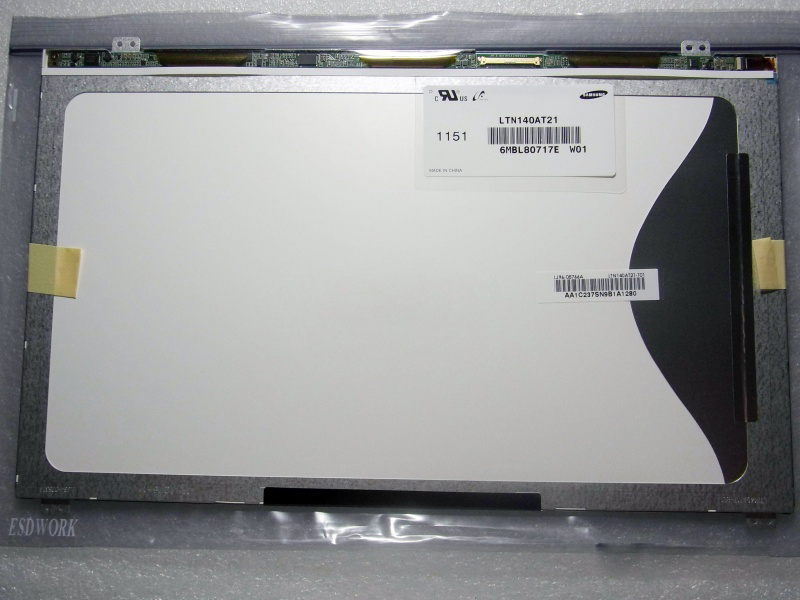 14.0" SAMSUNG WLED backlight notebook computer LED display LTN140AT21-T01 1366×768