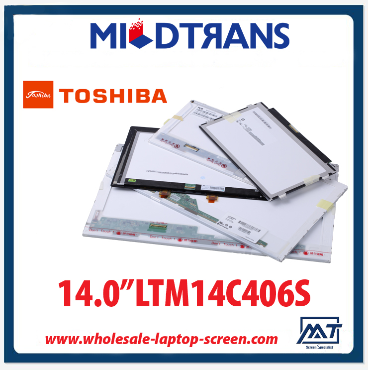 14.0 "TOSHIBA CCFL laptop TFT LCD LTM14C406S 1024 × 768 cd / m2 70 C / R 250: 1