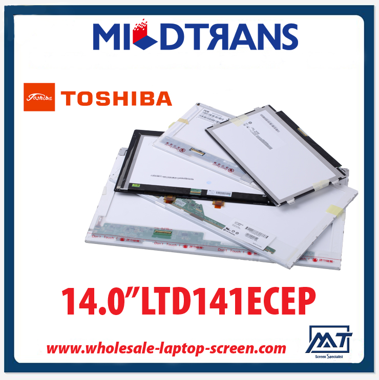 14.1 "دفتر الإضاءة الخلفية CCFL TOSHIBA وحة أجهزة الكمبيوتر الشخصية LCD LTD141ECEP 1024 × 768 CD / M2 200 C / R 200: 1