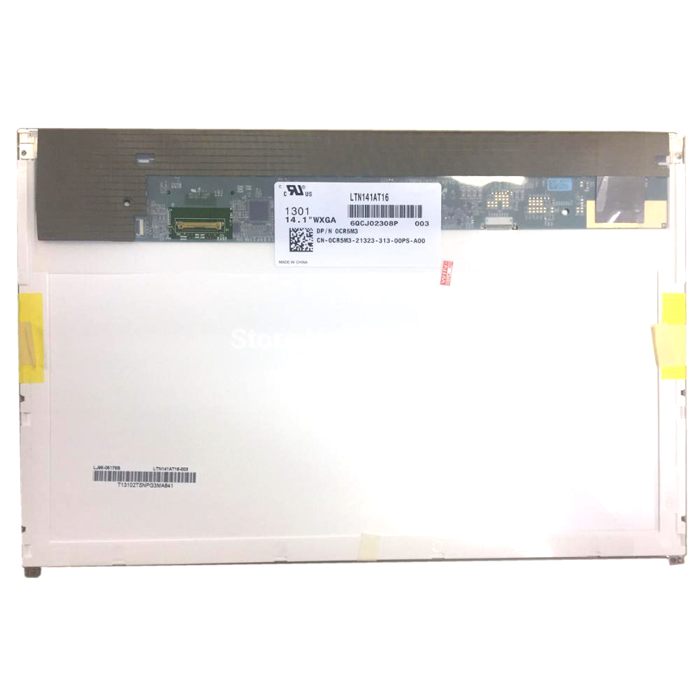 Display LED de 14,1 "notebook backlight SAMSUNG WLED LTN141AT16-002 1280 × 800 cd / m2 220 C / R 400: 1