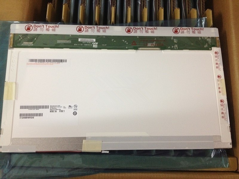 15.6" AUO CCFL backlight notebook LCD screen B156XW01 V2 1366×768 cd/m2 220 C/R 500:1