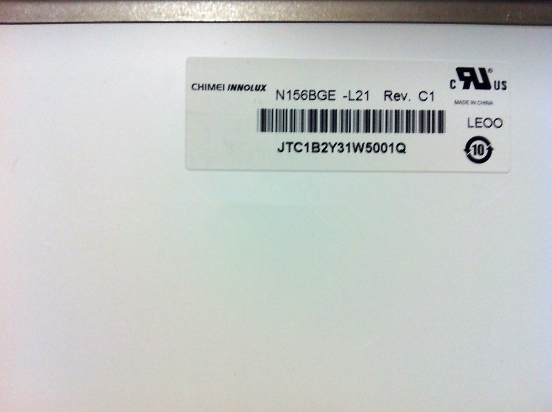 15.6 inç 1366 * 768 CMO Parlak Kalın 40 Pin LVDS N156BGE-L21 Laptop Ekranı